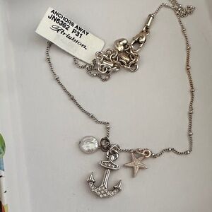 Brighton Silver Nautical Charm Necklace